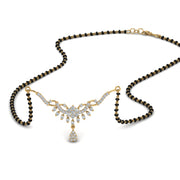 0.25-Carat-Diamond-Drop-Mangalsutra-Necklace
